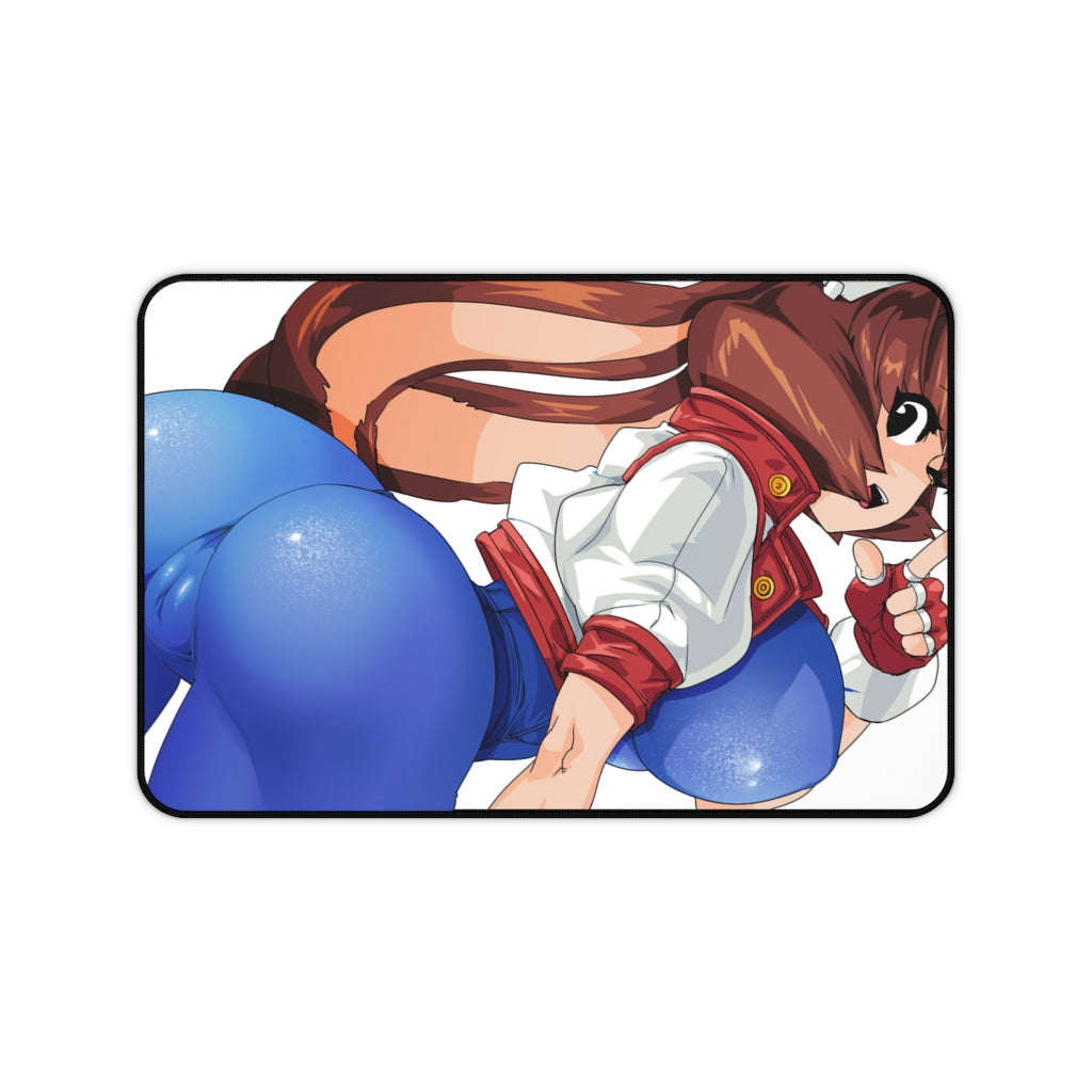 Big Butt Makihara Arina Waku Waku 7 Desk Mat - Non Slip Mousepad