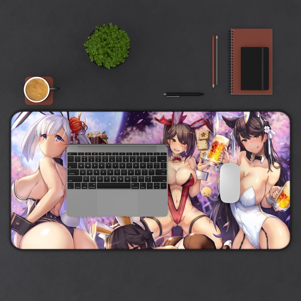 Azur Lane Sexy Mousepad - Bunny Girls Desk Mat - Ecchi Gaming Playmat