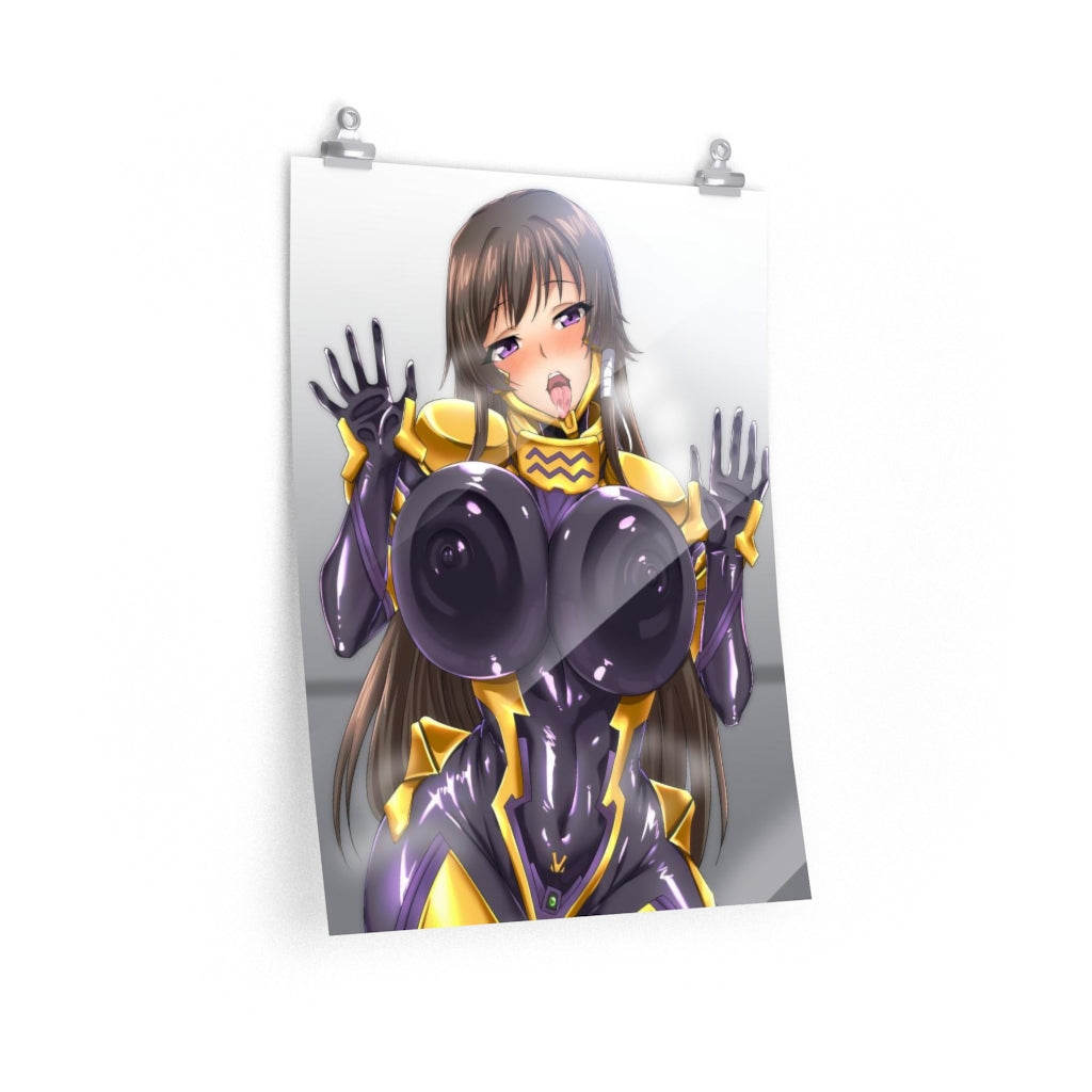 Takamura Yui Muvluv Boobs Press Poster - Lewd Premium Matte Vertical Poster - Adult Wall Art