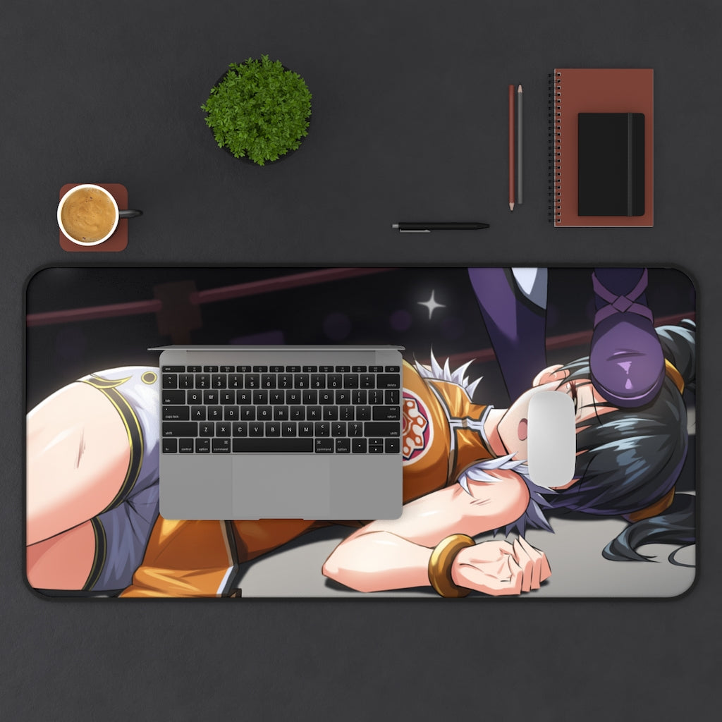 Tekken Beaten Ling Xiaoyu by Nina Williams Desk Mat - Non Slip Mousepad