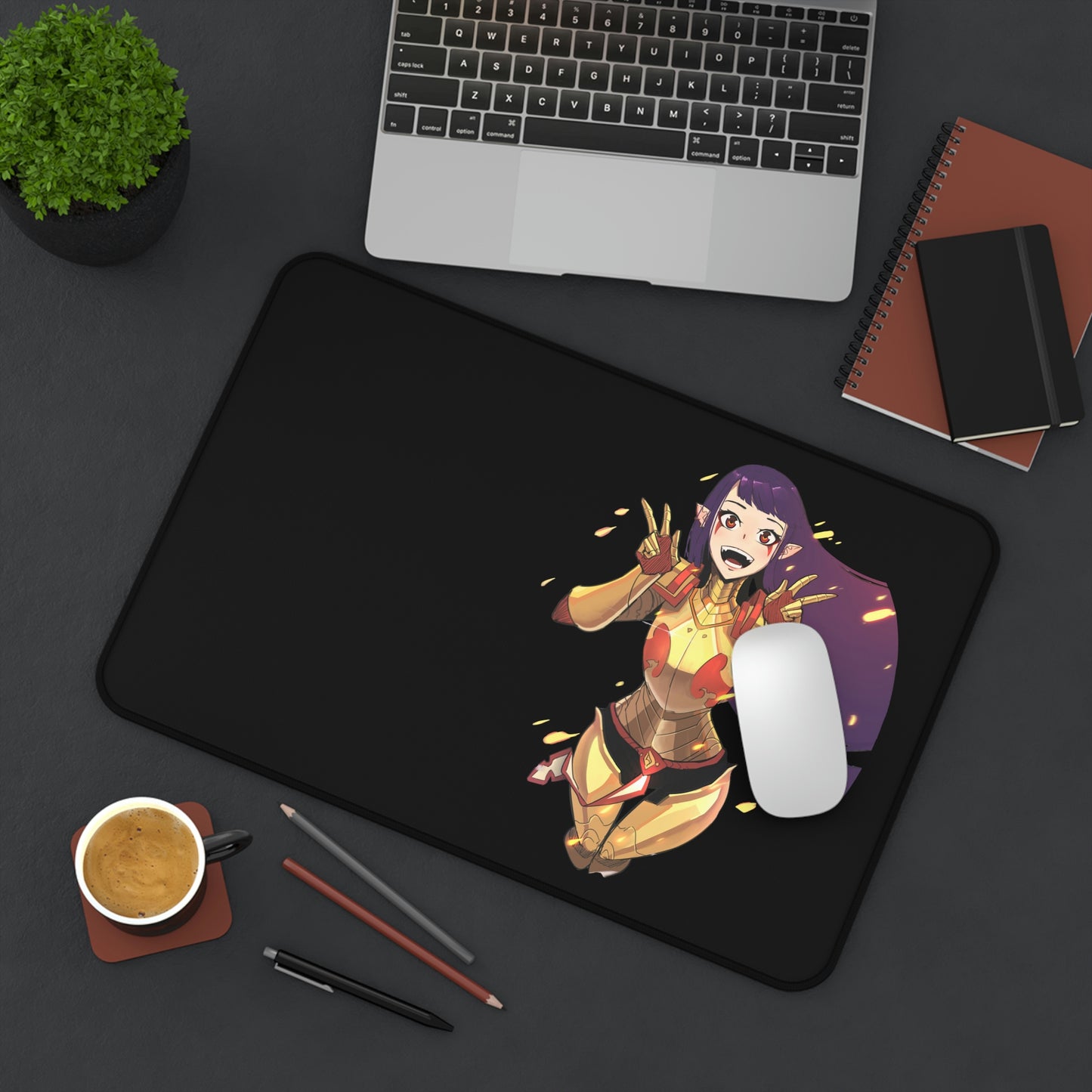 Solo Leveling Kawaii Esil Radiru Gaming Mousepad - XXL Anime Desk Mat - Manhwa Desk Pad