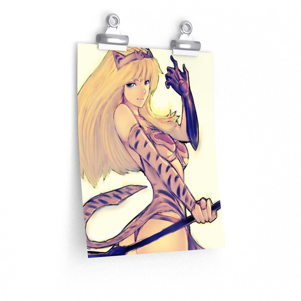 Elina And Elina Queen S Blade Poster - Lewd Premium Matte Vertical Poster - Adult Wall Art