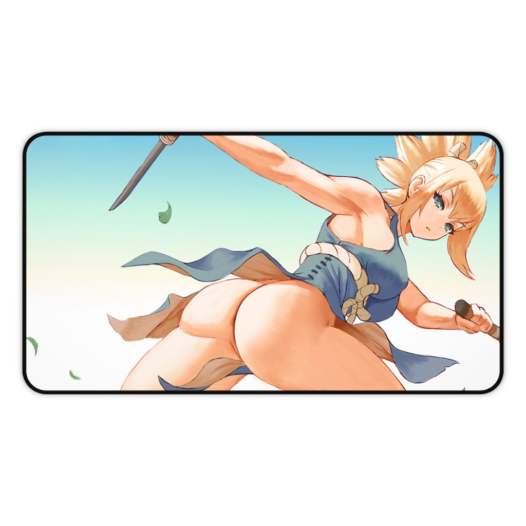 Sexy Kohaku Butt Dr Stone Gaming Desk Mat - Anime Mousepad - Sexy Girl Playmat