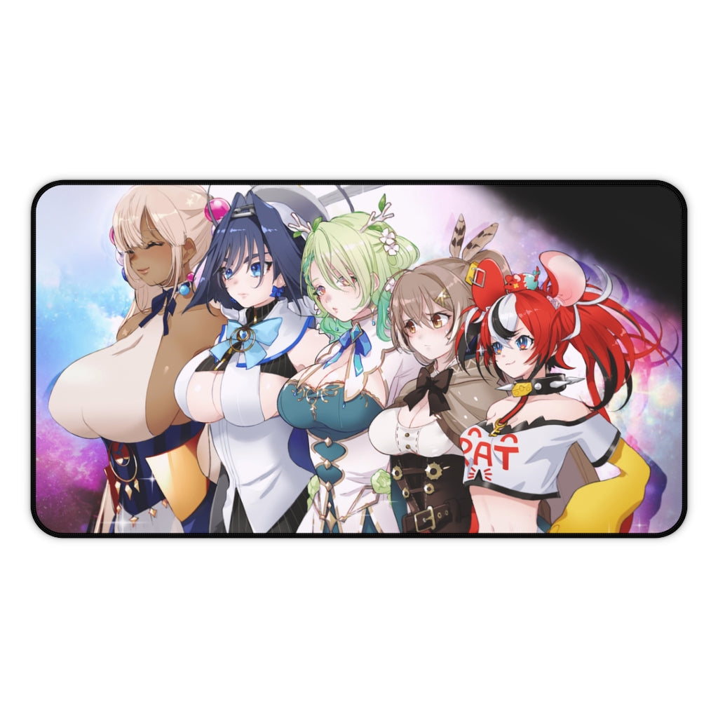 Hololive Boobs Size Bust Chart Desk Mat - Non Slip Mousepad