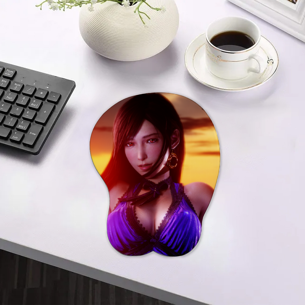 3D Silicone Mousepad | Oppai Mouse Pad | Silicone chest  mousepad