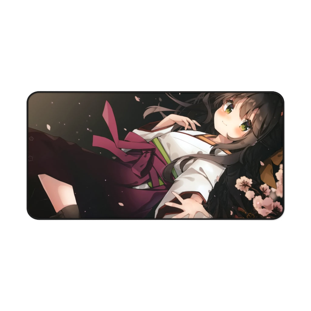 Kawai Anime Girls Mouse Pads - Cute Sakura flower girl - The Mouse Pads Ninja Home Decor