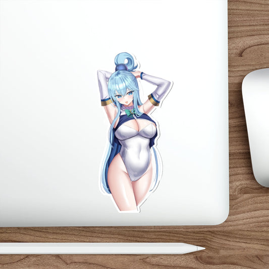 Konosuba Aqua Sexy Bodysuit Waterproof Sticker - Ecchi Vinyl Decal