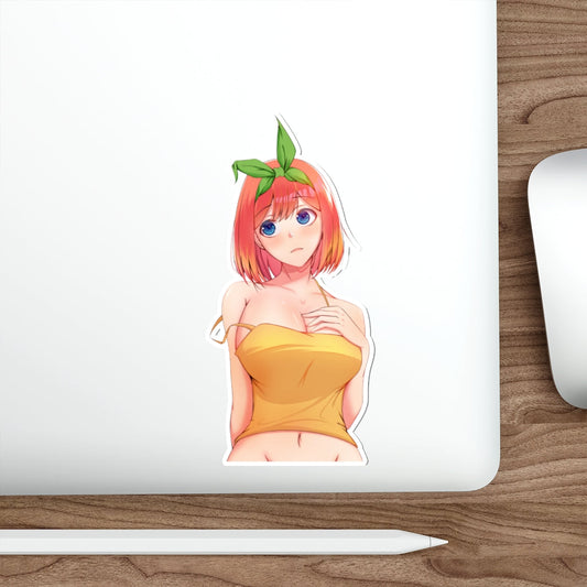 The Quintessential Quintuplets Nakano Yotsuba Big Boobs Waterproof Sticker - Ecchi Vinyl Decal