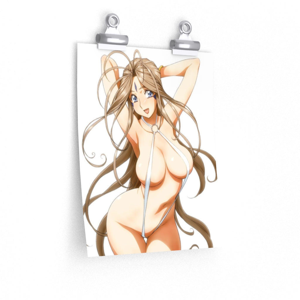 Micro Bikini Belldandy Ah My Goddess Sexy Poster - Lewd Premium Matte Vertical Poster - Adult Wall Art