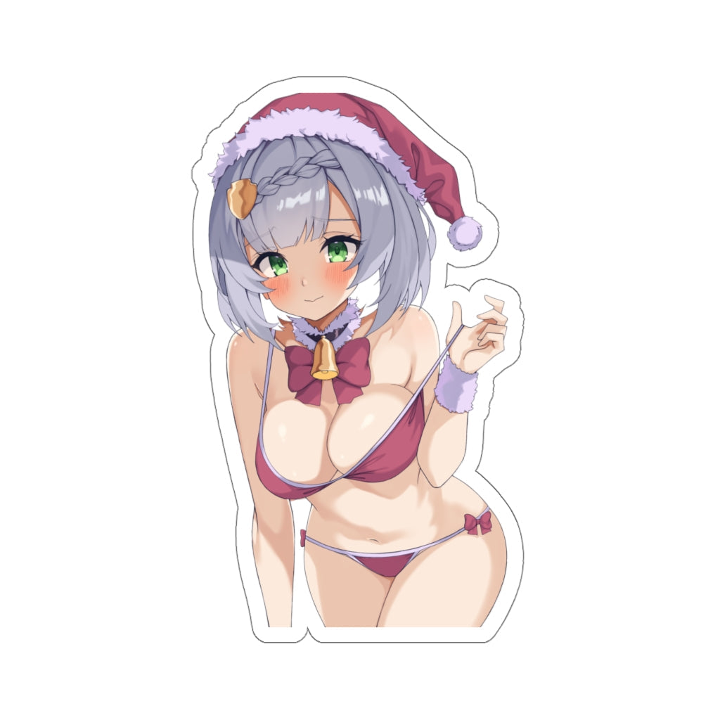 Genshin Impact Christmas Waterproof Sticker - Sexy Santa Noelle Ecchi Vinyl Car Decal