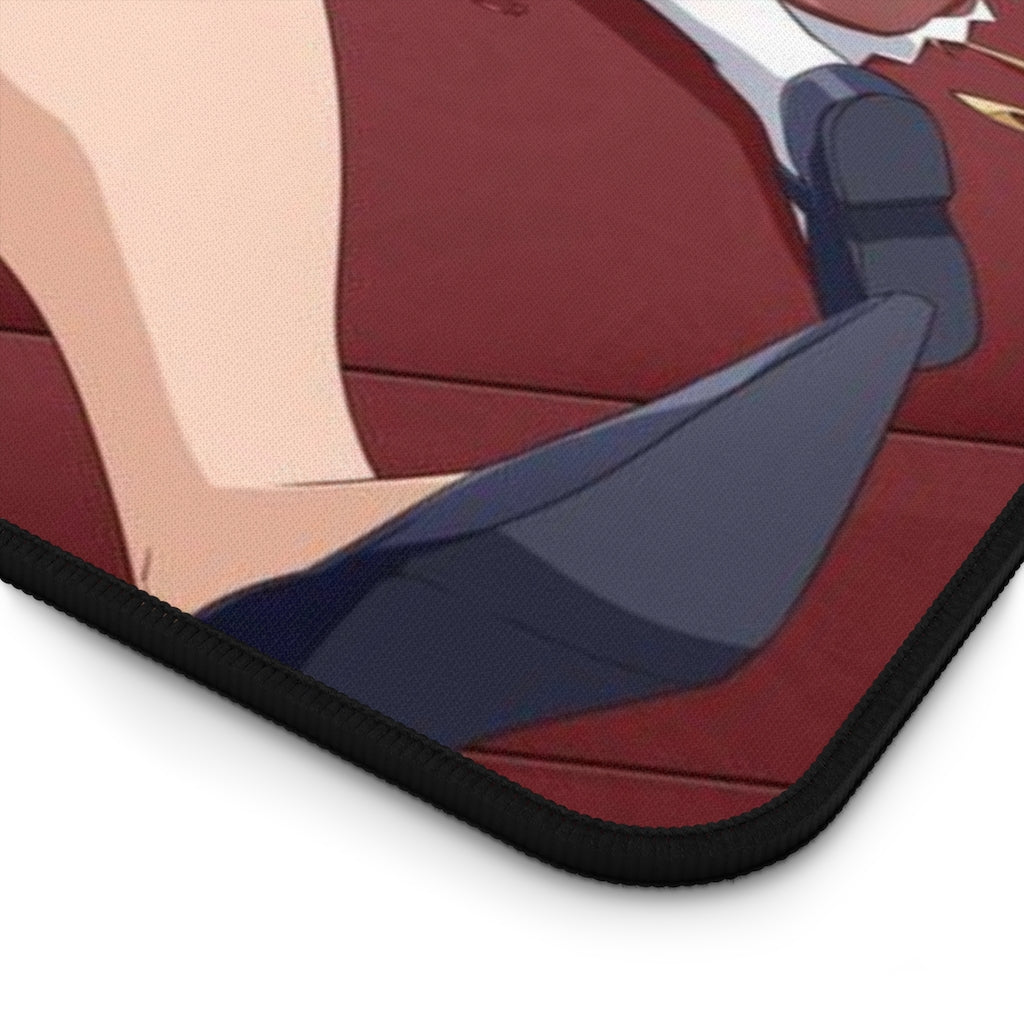 Agent Aika Lewd Maid Panties Desk Mat - Non Slip Mousepad