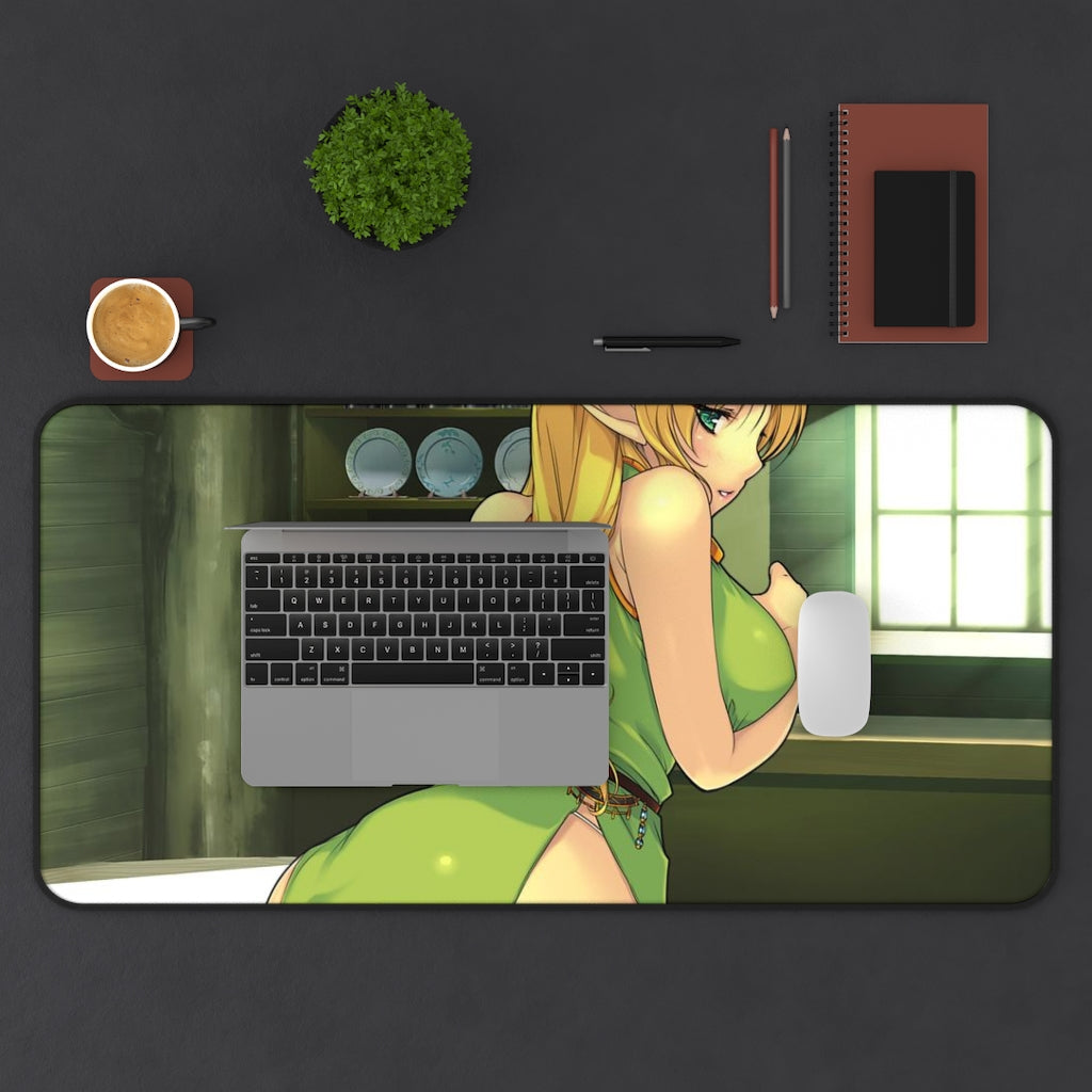 Record Of Lodoss War Sexy Mousepad - Deedlit Desk Mat - Ecchi Playmat