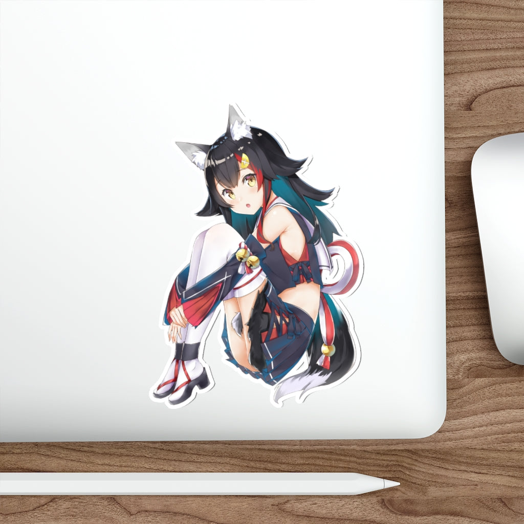 Hololive Gamers Ookami Mio Waifu Waterproof Sticker - Ecchi Vinyl Decal