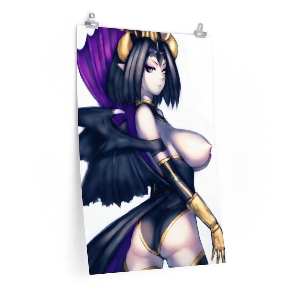 Lilithmon Digimon Poster - Lewd Premium Matte Vertical Poster - Adult Wall Art