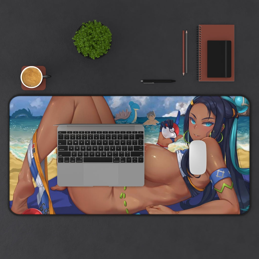 Pokemon Ecchi Mousepad - Nude Nessa - Large Desk Mat - Sexy Pokemon