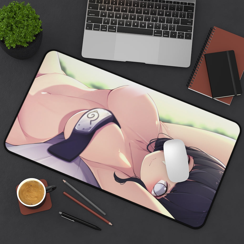 Nude Hinata Naruto Desk Mat - Non Slip Mousepad