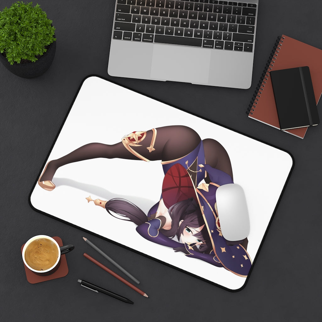 Genshin Impact Sexy Mousepad - Cute Butt Mona Gaming Desk Mat - Ecchi Playmat