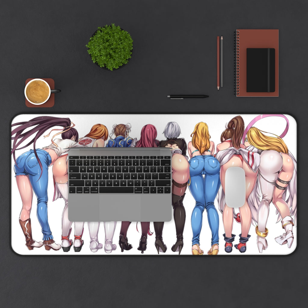 Ultimate Sexy Anime And Video Games Asses Desk Mat | Big Gaming Mousepad - Lewd Playmat