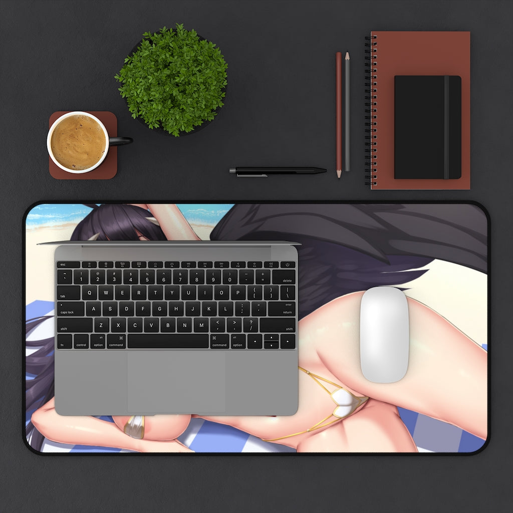 Sexy Bikini Albedo Overlord Desk Mat - Non Slip Anime Mousepad