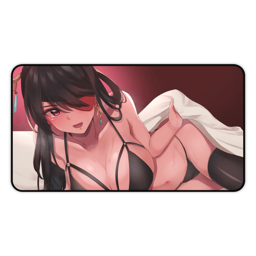 Genshin Impact Sexy Lingerie Beidou Desk Mat - Non Slip Mousepad