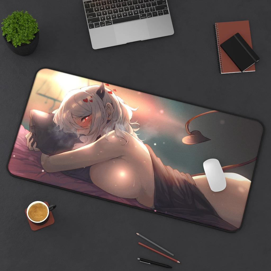 Helltaker Ecchi Mousepad - Big Boobs Modeus Large Desk Mat - Playmat