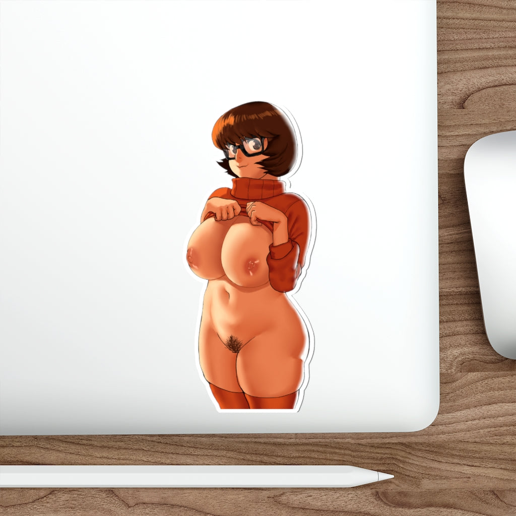 Velma Scooby Doo Hentai Nude Waterproof Sticker - Ecchi Vinyl Decal