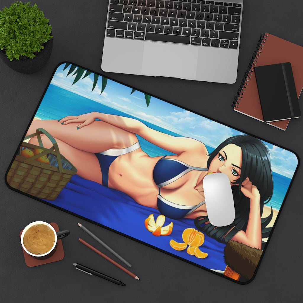 JoJo's Bizarre Adventure Anime Mousepad - Bikini Kei Nijimura - Large Desk Mat - Ecchi Mouse Pad - MTG Playmat