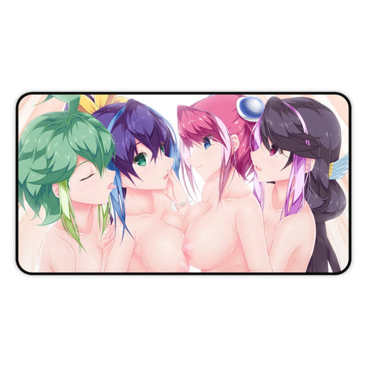 Nude Tits Sexy Bracelet Girls Waifus Yugioh Desk Mat - Lewd Mousepad - Sexy Anime Girls Playmat