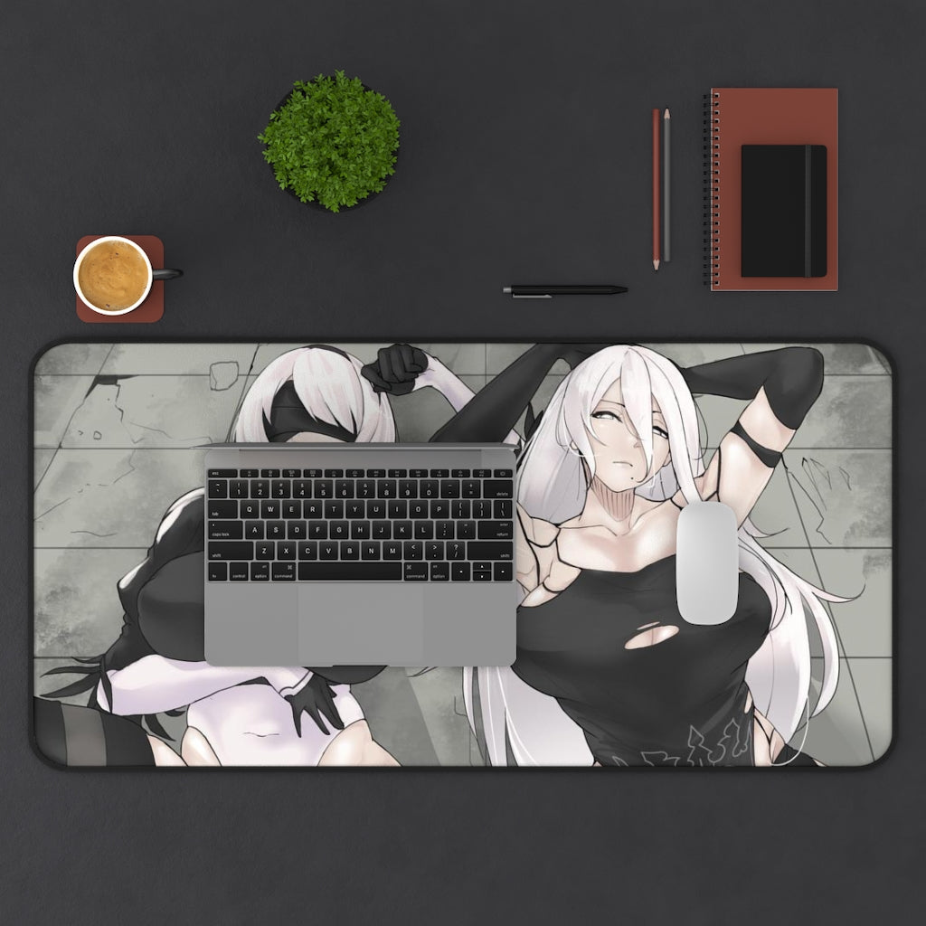 Nier Automata Androids Waifus Mousepad - Large Ecchi Desk Mat - Mouse Pad - Sexy Gaming Playmat