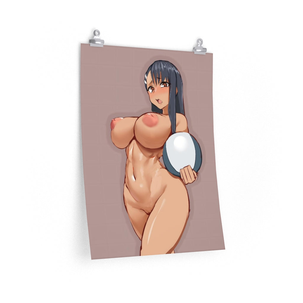 Nude Nagatoro Hentai Poster - Lewd Premium Matte Vertical Poster - Adult Wall Art