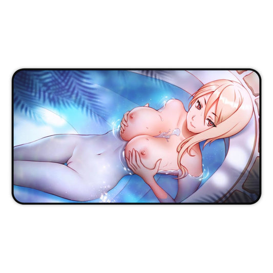 Food Wars Sexy Mousepad - Nude Alice Nakiri Hot Bath Desk Mat - Ecchi Playmat