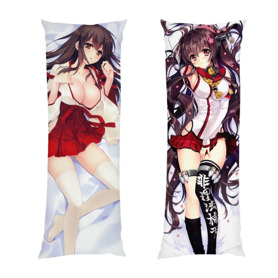 Akagi and Yamato Body Pillow - Kancolle Ecchi Dakimakura -  Kantai Collection Tenryuu - Waifu Pillow