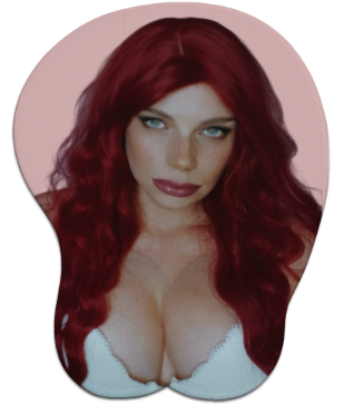 3D Boobs Mousepad - Geekareen Cosplay Lingerie Oppai Tits Mouse Pad