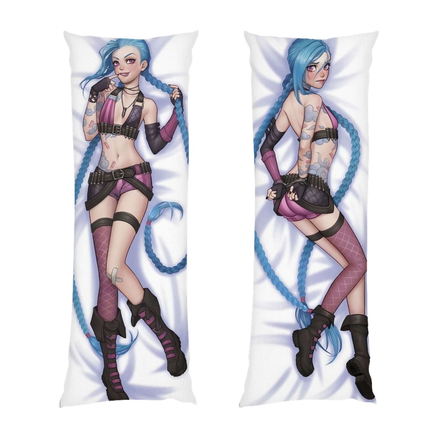 Jinx Body Pillow - Arcane League of Legends Dakimakura - LoL Body Pillow