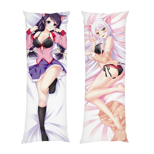 Monogatari Body Pillow - Hanekawa Dakimakura - Bakemonogatari Anime Body Pillow