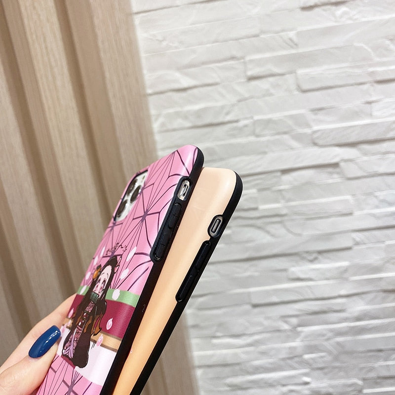 Anime Demon Slayer Phone Case for Iphone 12 11 Pro Xs Max 7 8 Plus - Kimetsu No Yaiba