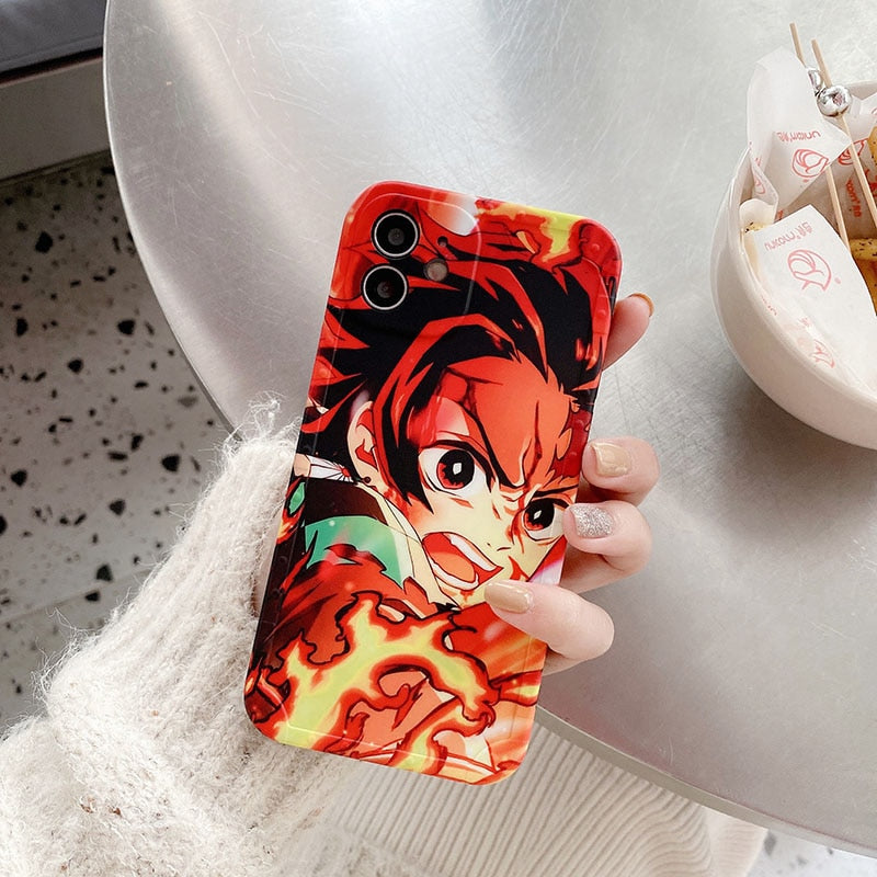 Anime Demon Slayer Phone Case (Kimetsu No Yaiba )- for iPhone 13 12 11 Pro XS Max 7 8 Plus