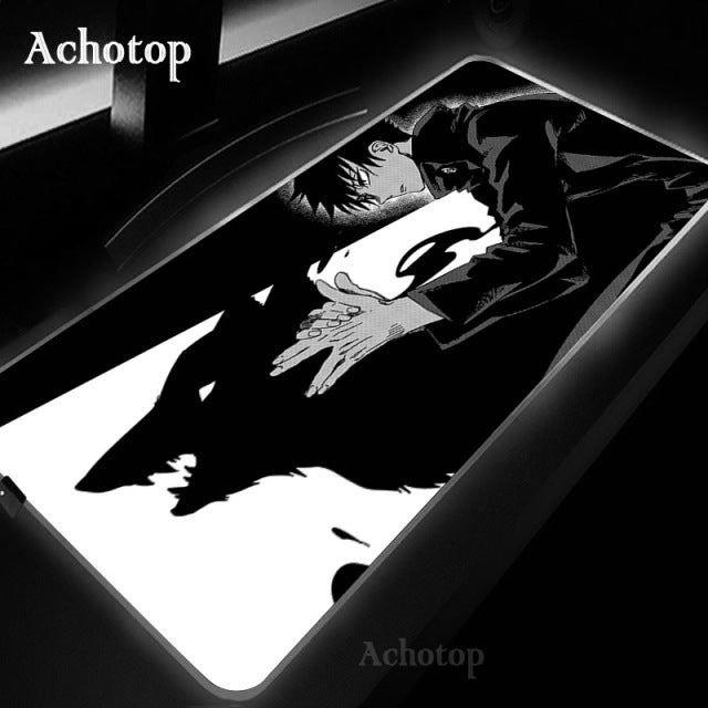 Jujutsu Kaisen RGB Mouse Pad - LED Light Gaming Desk Mat - Anime Mousepads