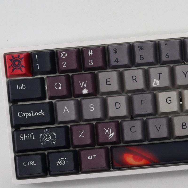 Naruto Tailed Beasts 108 Keycap Set | Naruto Manga/Anime | PBT Sublimation OEM Height For Cherry MX Switch