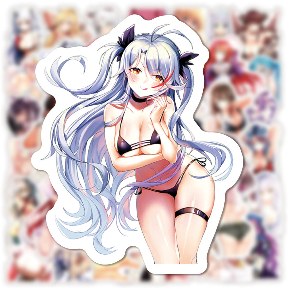 200 pcs Sexy Anime stickers | 200Pcs - Anime hot Stickers | Anime kawai Stickers | for Laptop ,Mobile, Luggage ,Car Sticker.