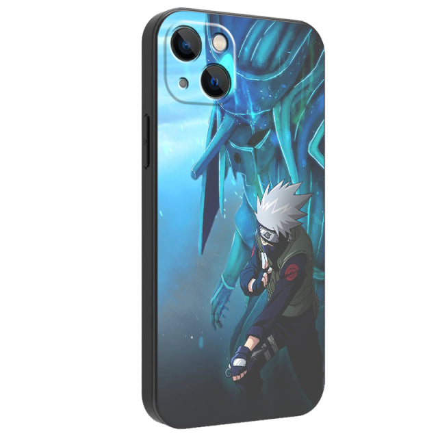 Naruto Phone Case - For iPhone (6 ,7 ,8 ,X ,11 ,12 ,13 ) - Naruto Anime iPhone Silicon TPU Black Cover