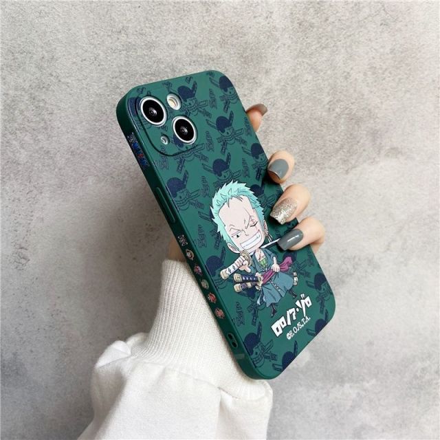 One Piece phone cases - Anime cases For iPhone ( 7 , 8, X , 11, 12 ,13 ) - Luffy ,  Chopper , Roronoa Zoro Anime Phone Case