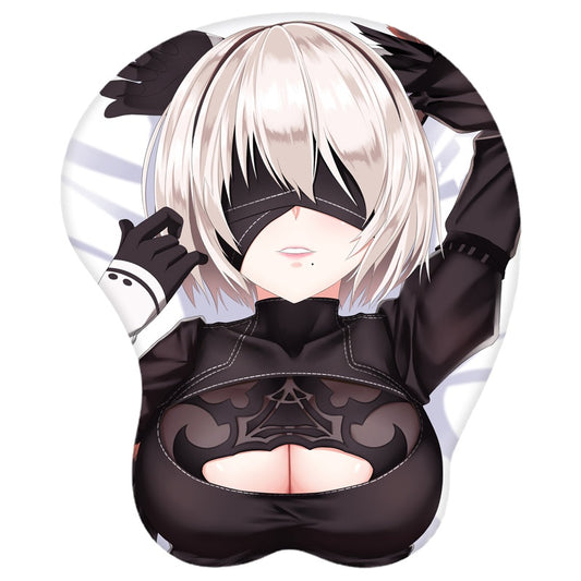 3D Silicone Mousepad | Oppai Mouse Pad | Silicone chest  mousepad