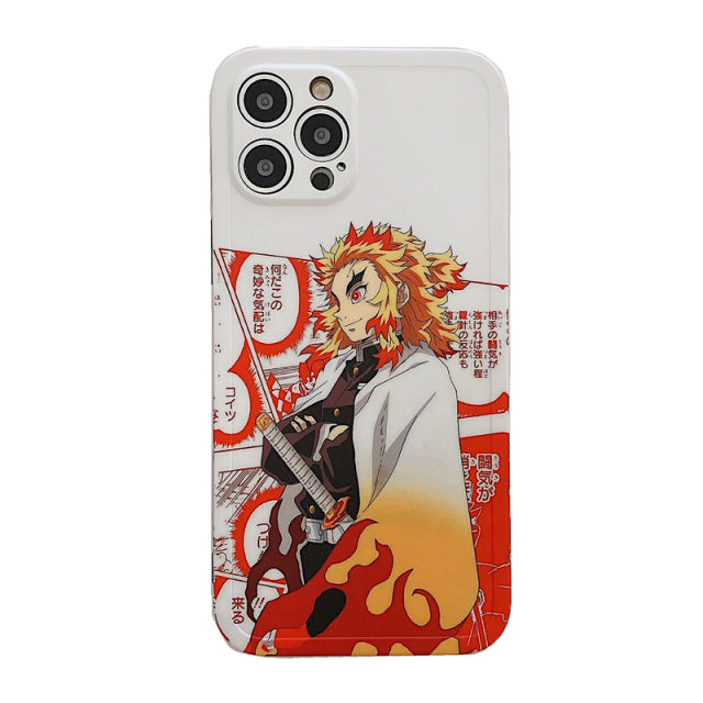 Demon Slayer iPhone Case - Luxury style for iPhone 13 /12/11 Pro /X XS MAX/6 6s/7/8  - Anime Phone Case Silicone Back Cover