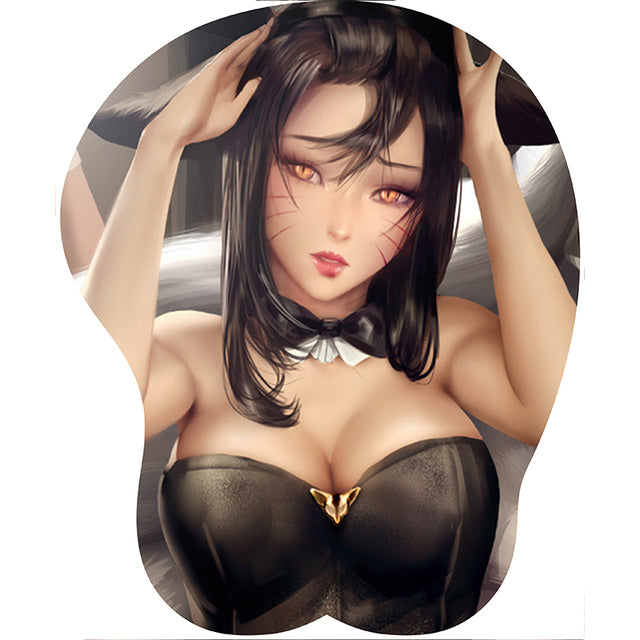 3D Silicone Mousepad | Oppai Mouse Pad | Silicone chest  mousepad